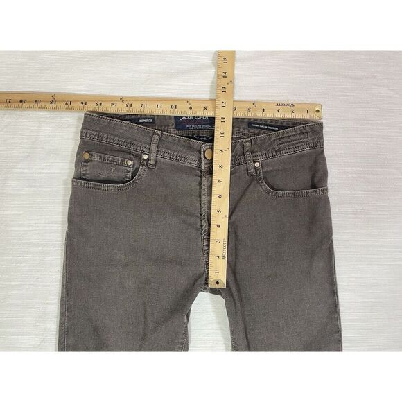 Jacob Cohen Style 688 Denim Jeans Brown Gray Mens Tag Size 33” Actual 32x28 - Picture 3 of 14